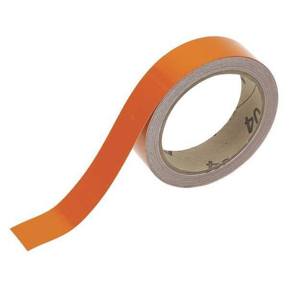 Brady Pipe Marking Tape,Orng,1in W,30ft Roll L 105971 Brady Pipe Marking Tape,Orng,1in W,30ft Roll L 105971
