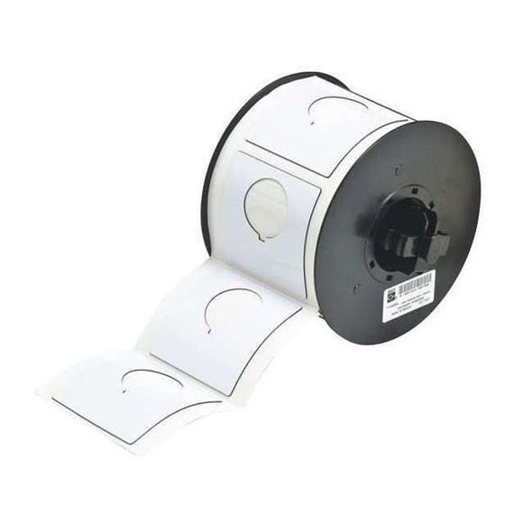 Brady Raised Panel Label, White, Labels/Roll: 145 B30EP-170-593-WT