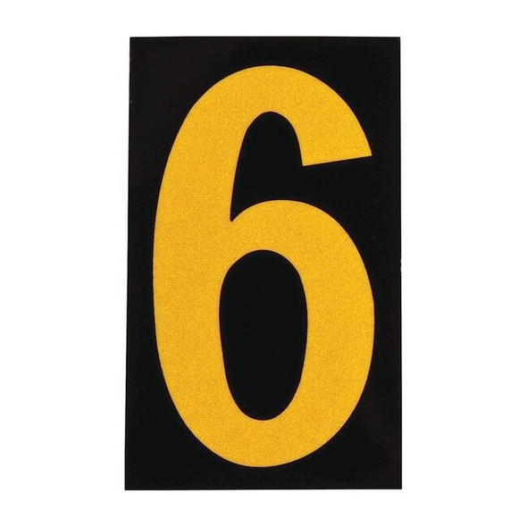 Brady NumberLabel,2-7/8inH,1-3/4inW,PK25 5000-6