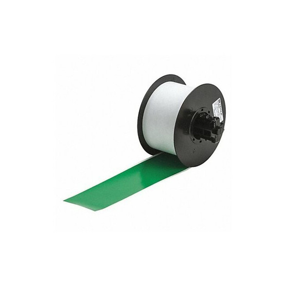 Brady Label Tape Cartridge, Green, 2.25Inx100ft 113205