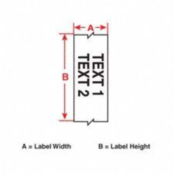Brady Label Tape Cartridge, Ylw, 1.125Inx100ft 113194