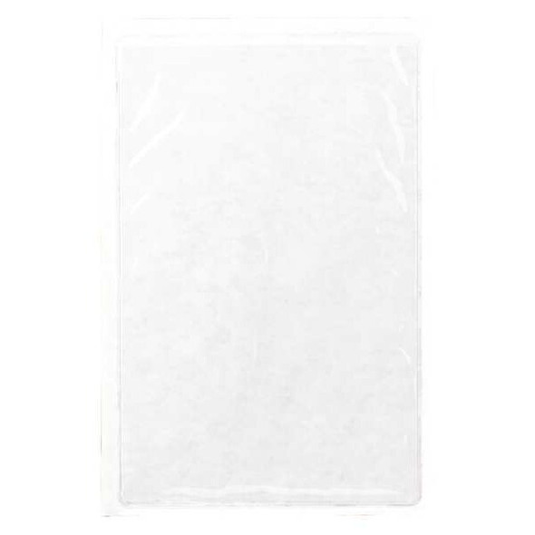 Brady Tag Envelope, Vinyl, 6 1/2 in H x 4 1/2 in W, Clear, 10 PK 81771