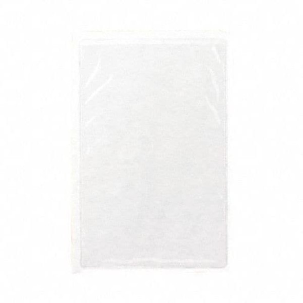 Brady Tag Envelope, Vinyl, 6 1/2 in H x 4 1/2 in W, Clear, 10 PK 81771