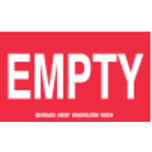 Brady Gas Cylinder Label,3in x 5in,Paper,PK10 60307 Brady Gas Cylinder Label,3in x 5in,Paper,PK10 60307