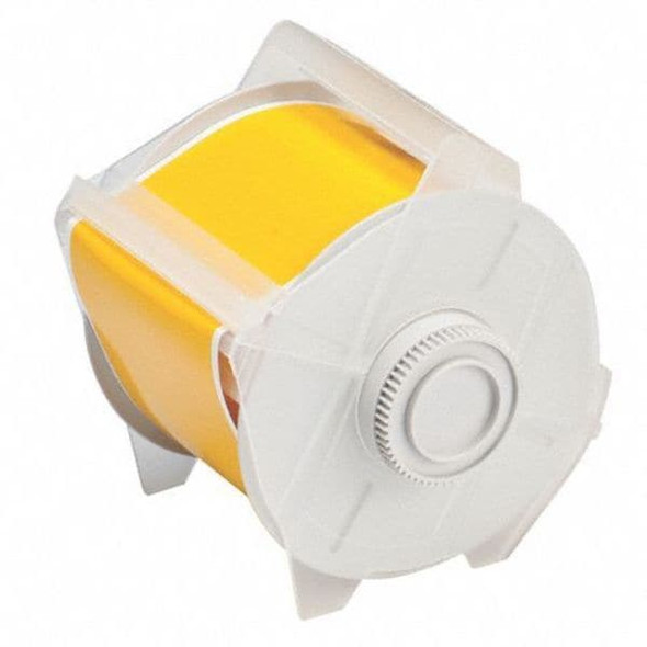 Brady Label Tape Cartridge, Yellow, Labels/Roll: Continuous 113115