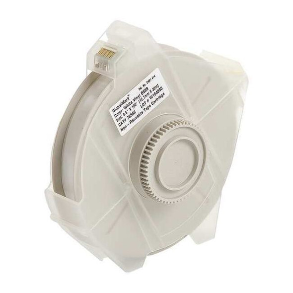 Brady Label Tape Cartridge, White, Labels/Roll: Continuous 113113
