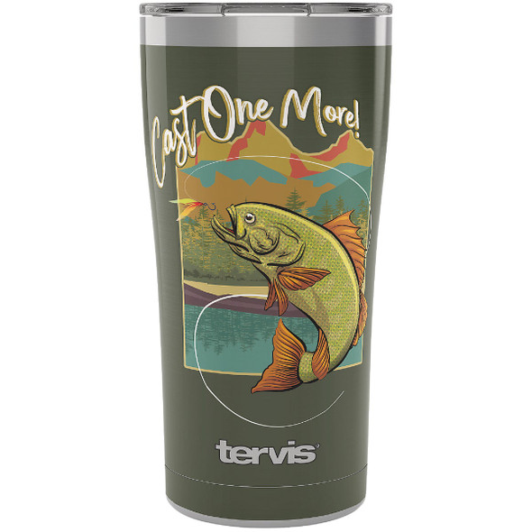 Tervis Cast One More 20 Oz. Stainless Steel Tumbler with Slider Lid Tervis Cast One More 20 Oz. Stainless Steel Tumbler with Slider Lid