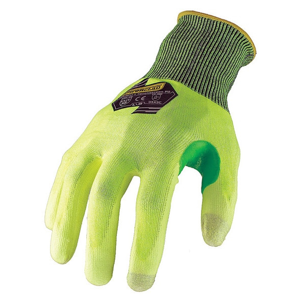 Knit Gloves, Cut Level A2 ,Dipped ,Polyurethane ,Smooth ,XL 1 PR