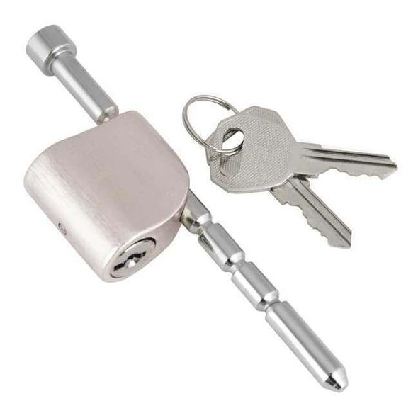 Reese Adjustable Coupler Lock, Silver Brushed 7042100