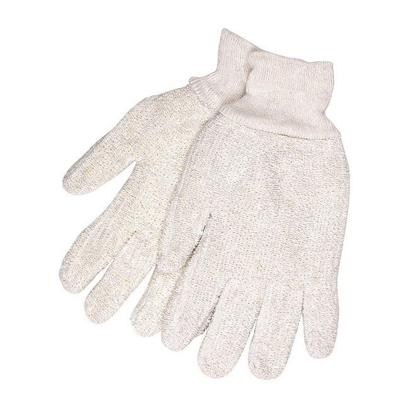 Mcr Safety Knit Gloves, Knit, Beige, 12 PK 9400KM