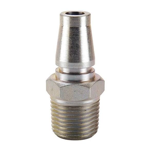 Parker Quick Connect,Plug,1/2" Body,1/2"-14 TL-504-8MP