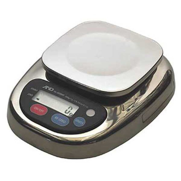 A&d Weighing Digital Balance,SS Platform,3000g Cap. HL-3000WP