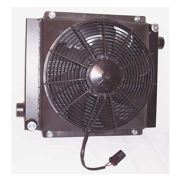 Akg Forced Air Oil Cooler,12VDC,4 to 50 gpm D30-12