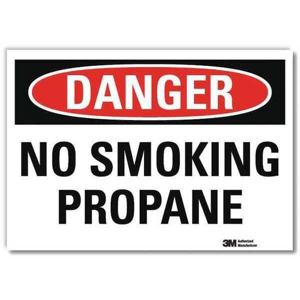 Lyle Danger Sign,10inx14in,Reflctv Sheeting U3-1855-RD_14X10