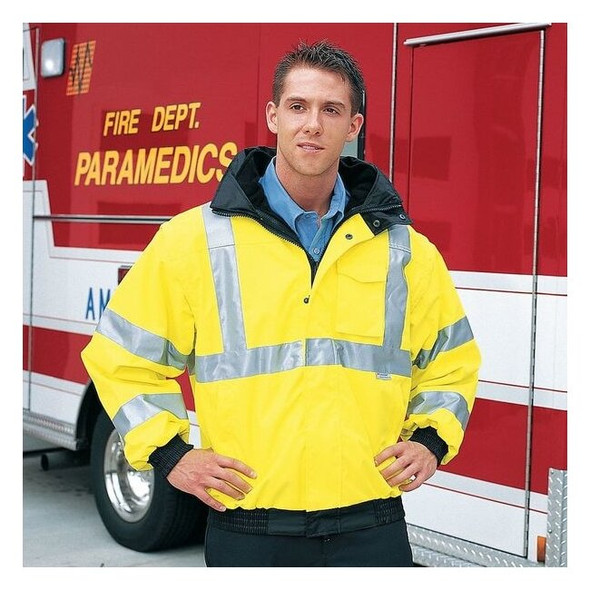 Occunomix Jacket, Polyester, Class 3 R, Yellow, S LUX-TJBJ-YS