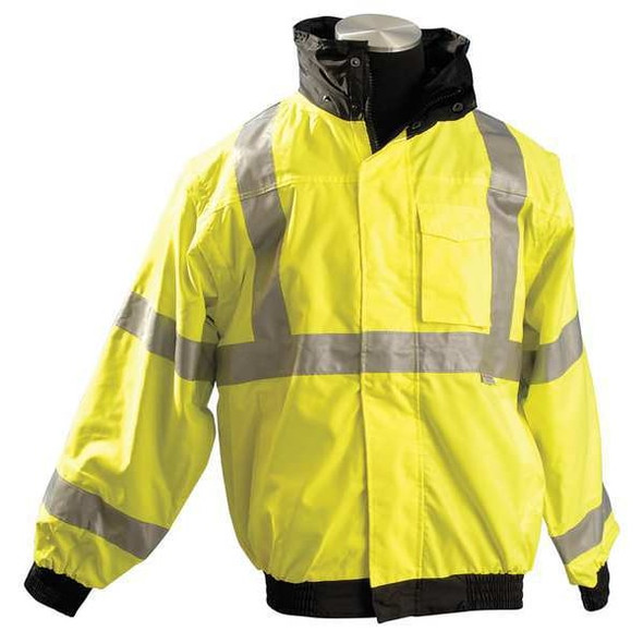 Occunomix Jacket, Polyester, Class 3 R, Yellow, S LUX-TJBJ-YS