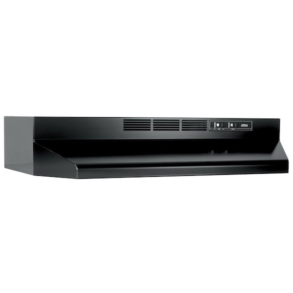 Broan Hood,Duct Free,30 In,Black 413023