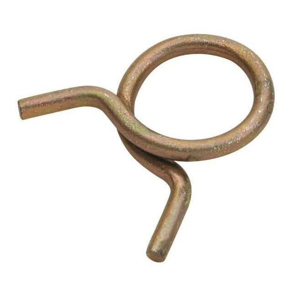 Manufacturer Varies Hose Clamp,Dia 0.468x0.087,Ylw,PK100 HC-7.5ST ZD