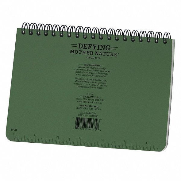 Rite in the Rain Annual Qualification Databook,7 in W 973-ARQ Rite in the Rain Annual Qualification Databook,7 in W 973-ARQ