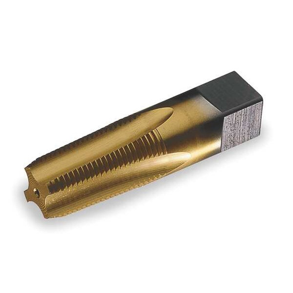 Widia Pipe Tap, 1/8"-27, Taper, 4 Flutes, NPT 19707