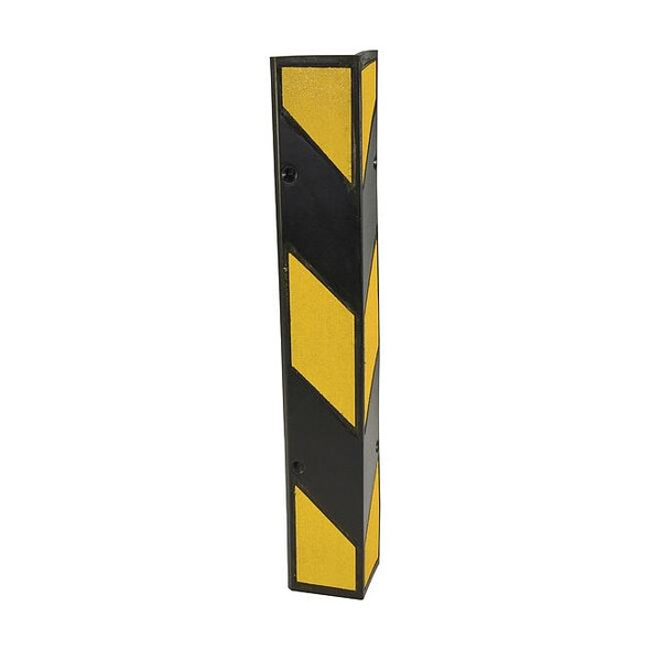 Manufacturer Varies CornerGuard,Blck/Yllw,Rough,Rubber,39inH MRCG-39
