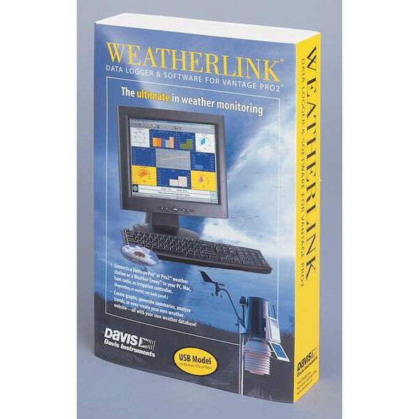 Davis Instruments WeatherLink Software, Windows, USB 6510USB