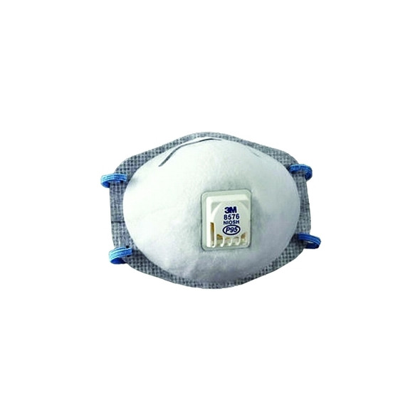 P95 Particulate Respirator, Half Facepiece, Oil/Non-Oil Particles, White