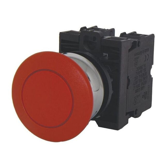 Eaton Push Button Operator, 22 mm, 1NO/1NC, Red M22M-DRP-R-K11