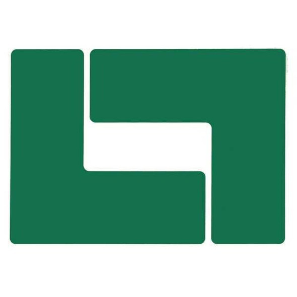 Brady Floor Tape,Green,3 inx8 in,L,PK20 104443 Brady Floor Tape,Green,3 inx8 in,L,PK20 104443