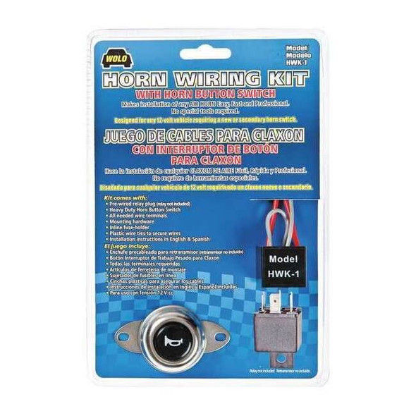 Wolo Air Horn Wiring Kit,20A,Electric HWK-1