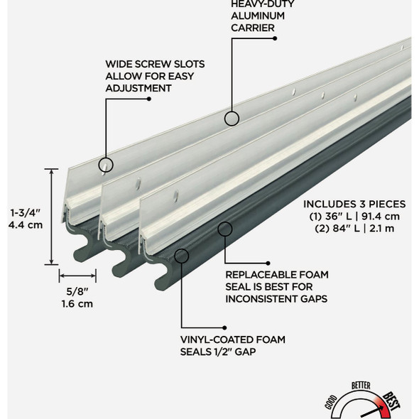 M-D Vinyl Clad Alum Stop 43345 107210