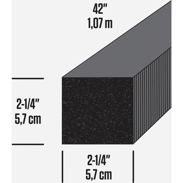 M-D Building Products 2-1/4 In. X 42 In. Gray Air Conditioner Weatherseal for Window Units