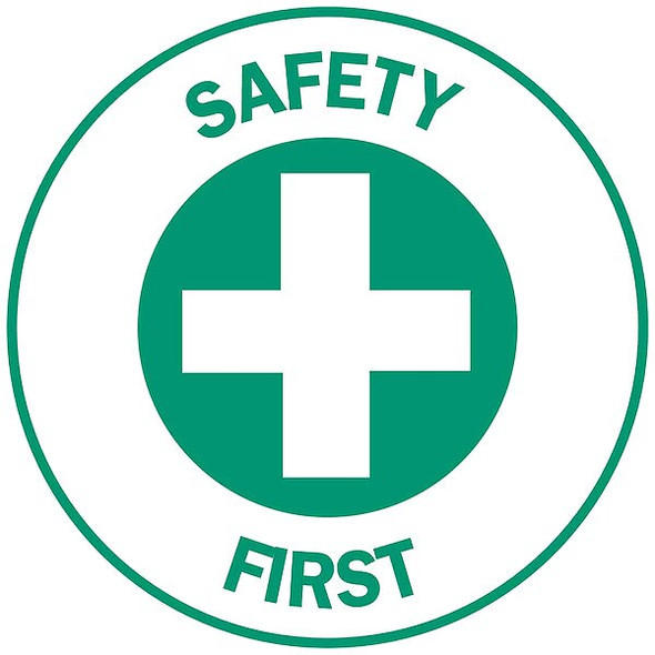 Brady Hard Hat Emblem Label,Green/White 49581 Brady Hard Hat Emblem Label,Green/White 49581