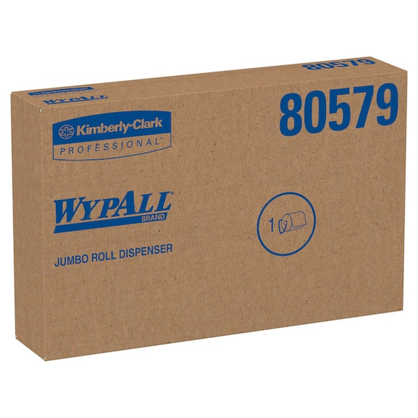 Wall Mounted Dispenser for WypAll and Kimtech Wipes (80579), Black, Jumbo Roll, 16.8" x 10.8"x 8.8"