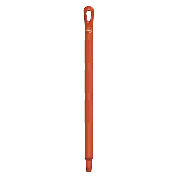Vikan Color Coded Handle, 1 1/4 in Dia, Red, Polypropylene 29664