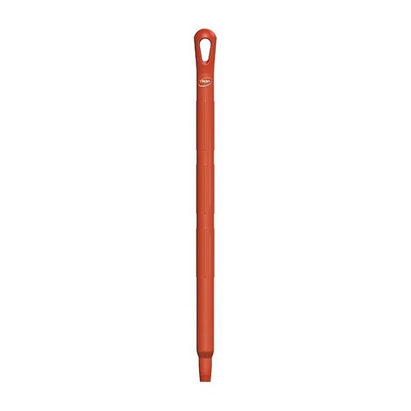 Vikan Color Coded Handle, 1 1/4 in Dia, Red, Polypropylene 29664