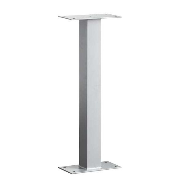 Salsbury Industries Pedestal, Gray, Powder Coated, Bolt, Mail Chest 4365SLV