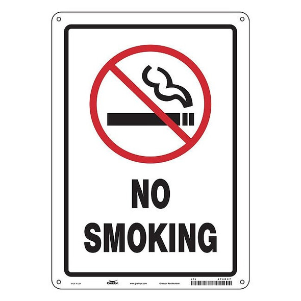 Safety Sign, 14 in H, 10" W, Polyethylene, Vertical Rectangle, English, 474D07