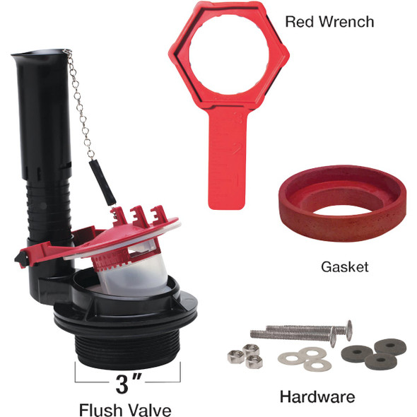 Fluidmaster Universal Flush Valve Repair Kit for 3 In. HET Toilet K-540A-015-T5 468203
