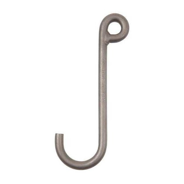 Peerless Chain J-Hook,Alloy Steel,3 in,1,200 lb,G80 JAA075