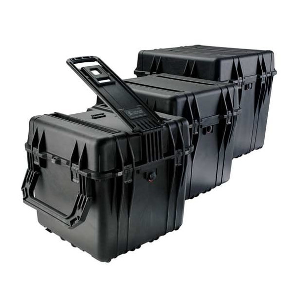 Pelican Black Protective Case, 20-1/2"L x 20-1/2"W x 19"D 340