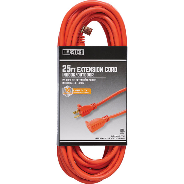 Master Electrician 25 Ft. 16/3 Outdoor Extension Cord 02307ME