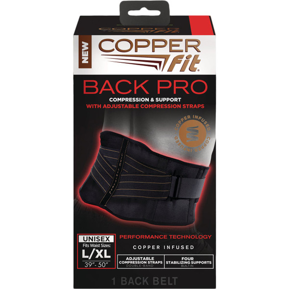 Copper Fit Back Pro Large/XL Back Support Brace CFBACKLXL