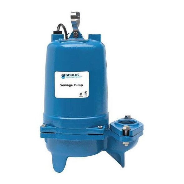 Goulds Water Technology 3/4 HP 2" Manual Submersible Sewage Pump 230V WS0712BHF