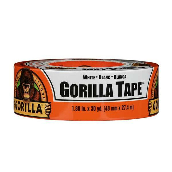 Gorilla Glue Duct Tape, White, 30 yd L, 1-7/8 in W 6025001