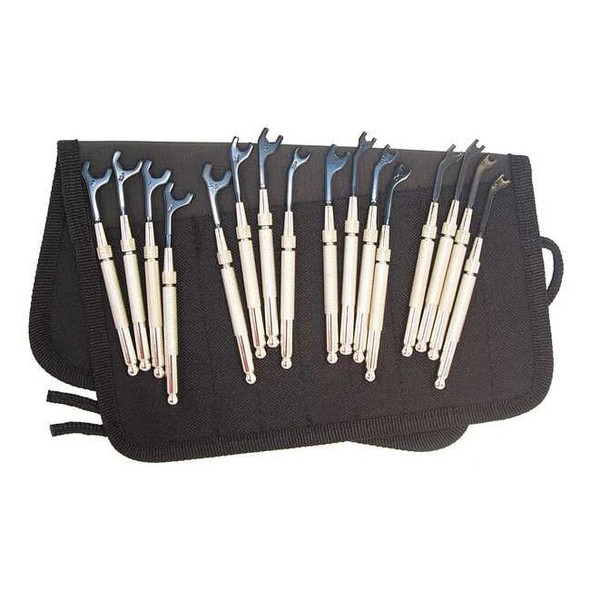 Moody Tool Open End Wrench Set,SAE/Metric,16 Pc 57-0122