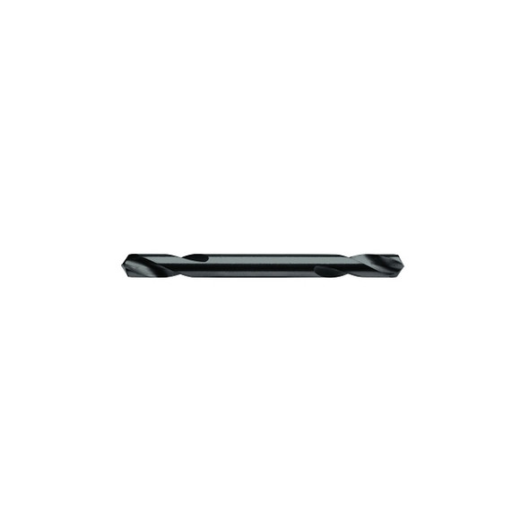 Double-End Black Oxide Coated High Speed Steel Drill Bits, 1/8 in