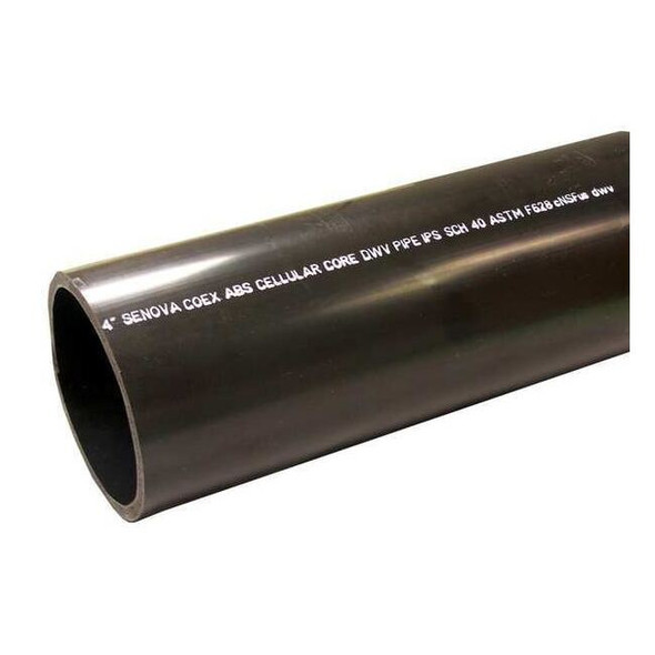 Manufacturer Varies 1-1/2" x 10 ft. Non-Threaded ABS DWV Pipe Sch 40 29-1510