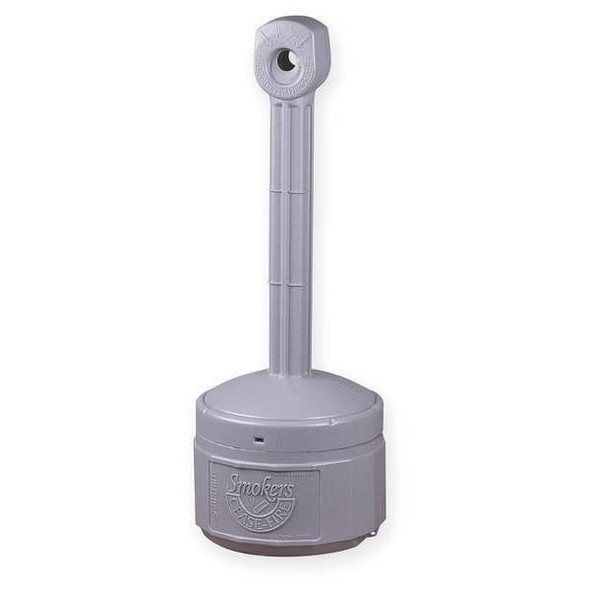 Justrite Smokers Cease-Fire Cigarette Receptacle, 1 gal., Green 26806G