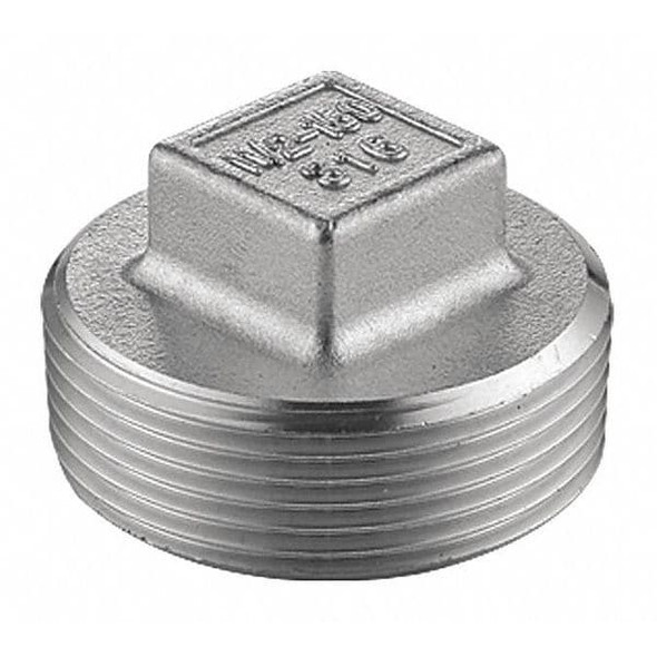 Manufacturer Varies 1/8" MNPT 316 SS Square Head Plug 60SQ112N018